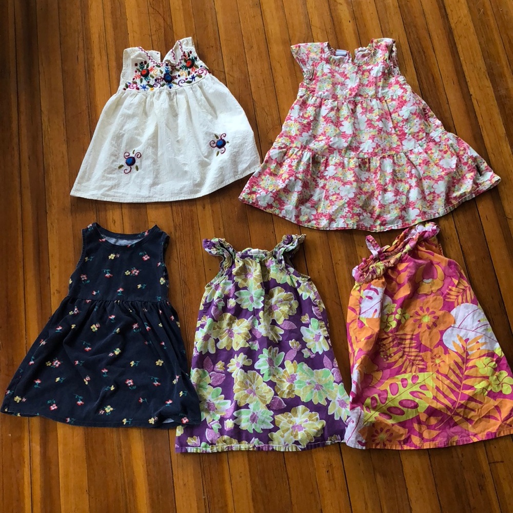 ☀️ Darling Bundle of Cotton Sundresses 4T🏝